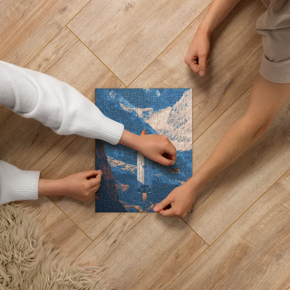 Ascent in the Alien Canyon 
 Jigsaw Puzzle