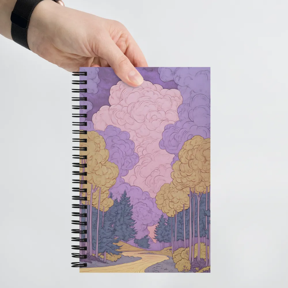 Whimsical Forest Pathway 
 Spiral Notebook | 140 pages