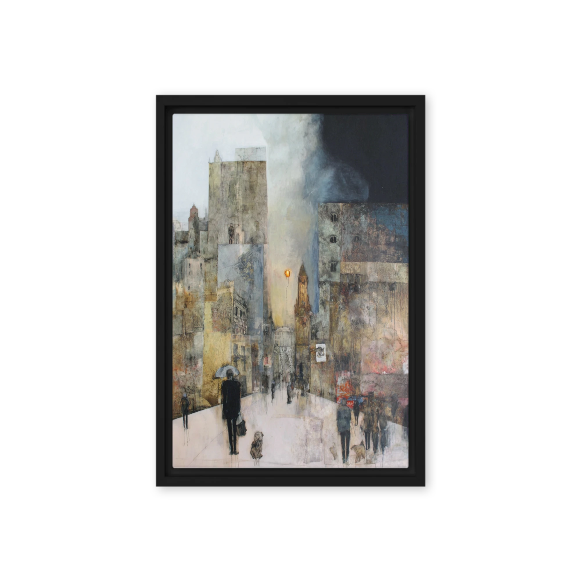 Ethereal Muted Dreamscapes Wall Art — Muted Mixed Media