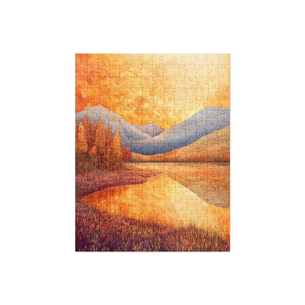 Golden Hour Peaks 
 Jigsaw Puzzle