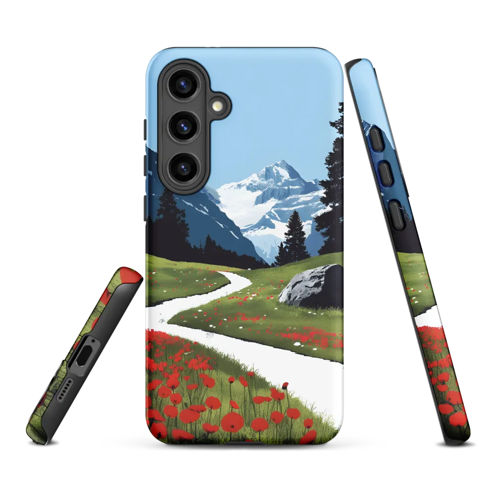 Mountain Landscape with Winding Path | Phone Case