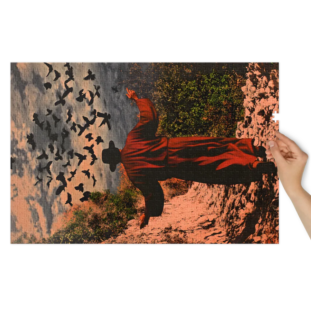O Voo da Libertação 
 Puzzle em caixa de metal