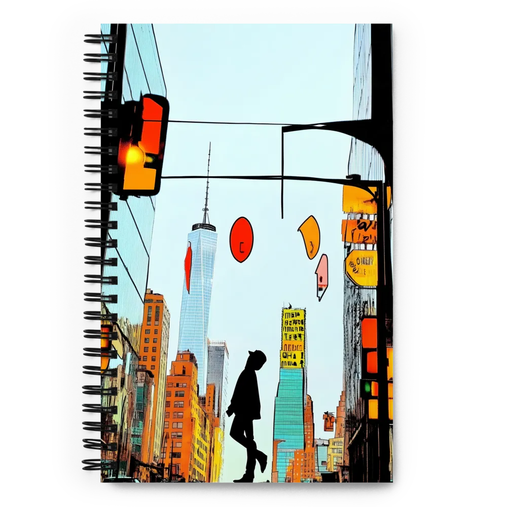 Urban Silhouette Dream 
 Spiral Notebook | 140 pages