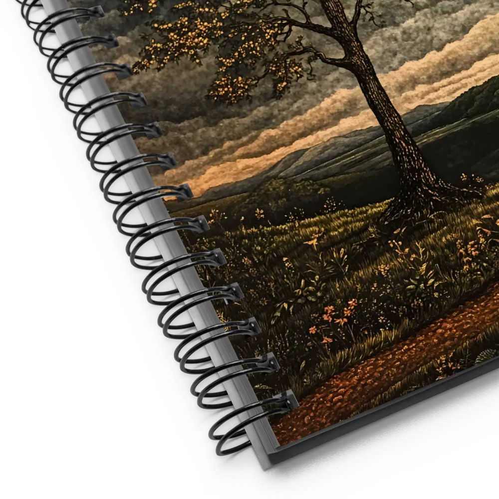 The Golden Tree's Path 
 Spiral Notebook | 140 pages