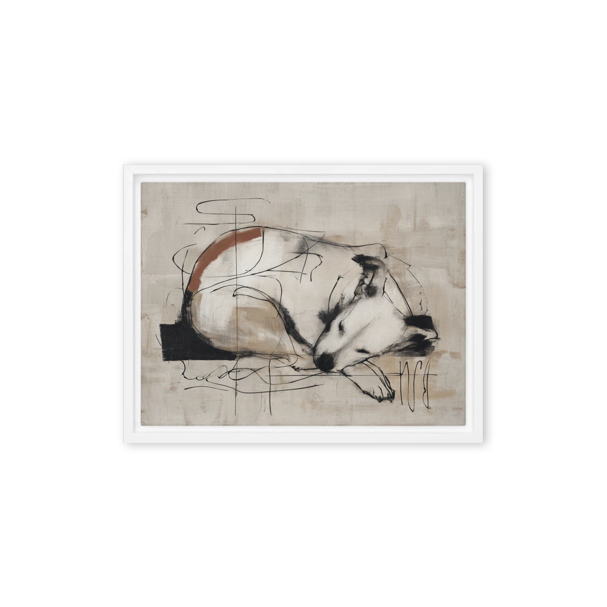 Slumbering Hound | Art Print