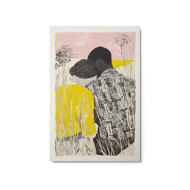 Embrace in the Meadow | Art Print