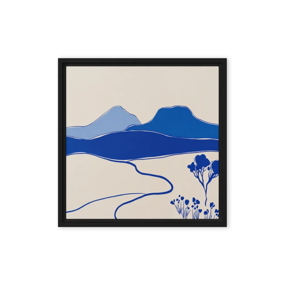 Blue Serenade Path 
 Canvas | 26″x 26″