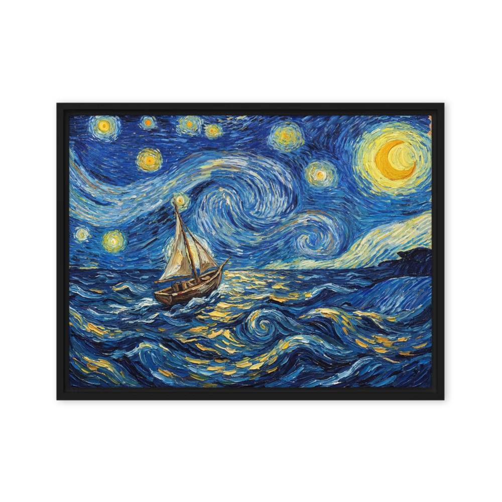 Van Gogh's Ocean Night | Art Print
