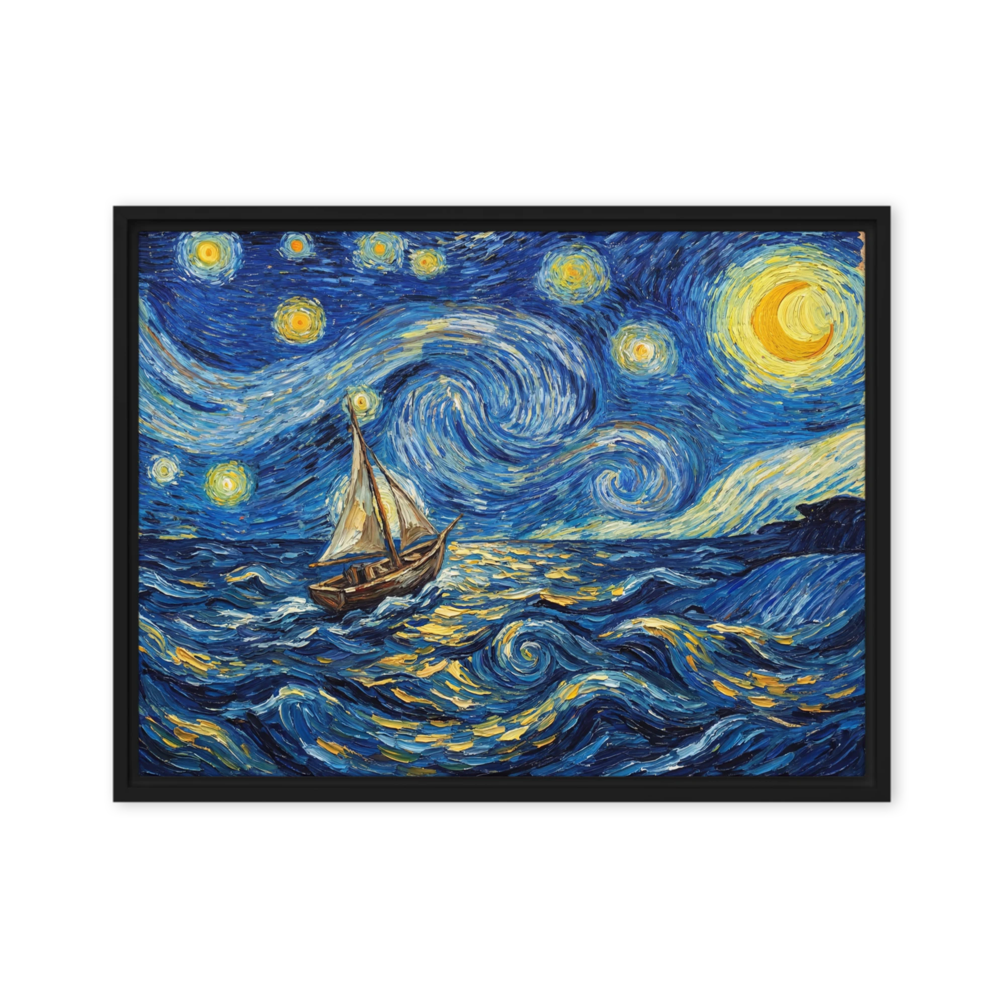 Van Gogh's Ocean Night | Art Print