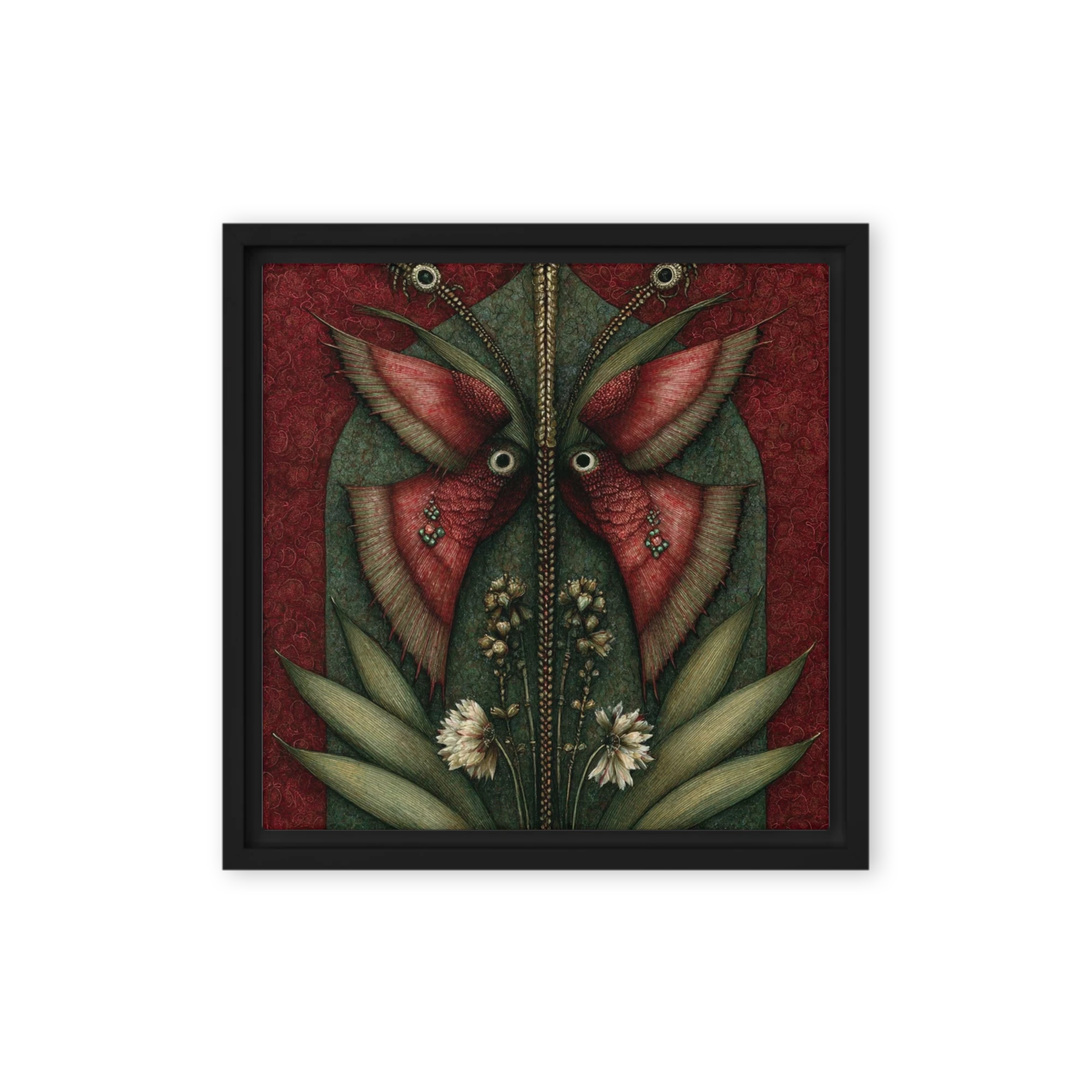 Gothic Moth and Botanical Symmetry