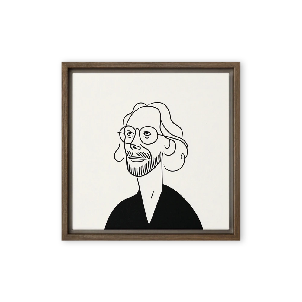 Line Art Gentleman | Art Print