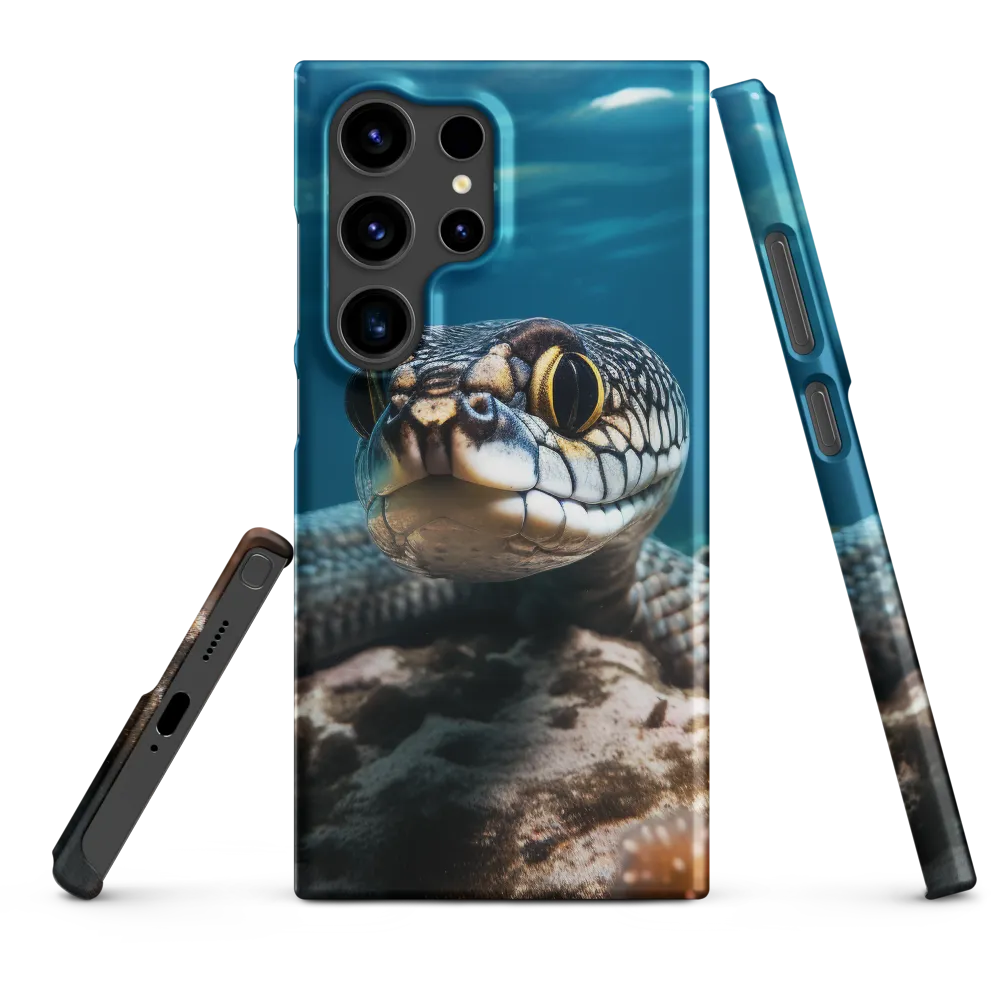Underwater Snake Close-Up | Phone Case