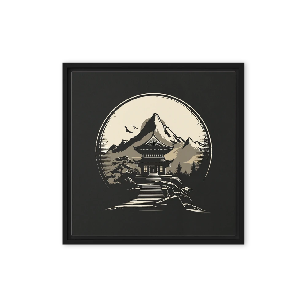 Japanese Mountain Pagoda | Art Print