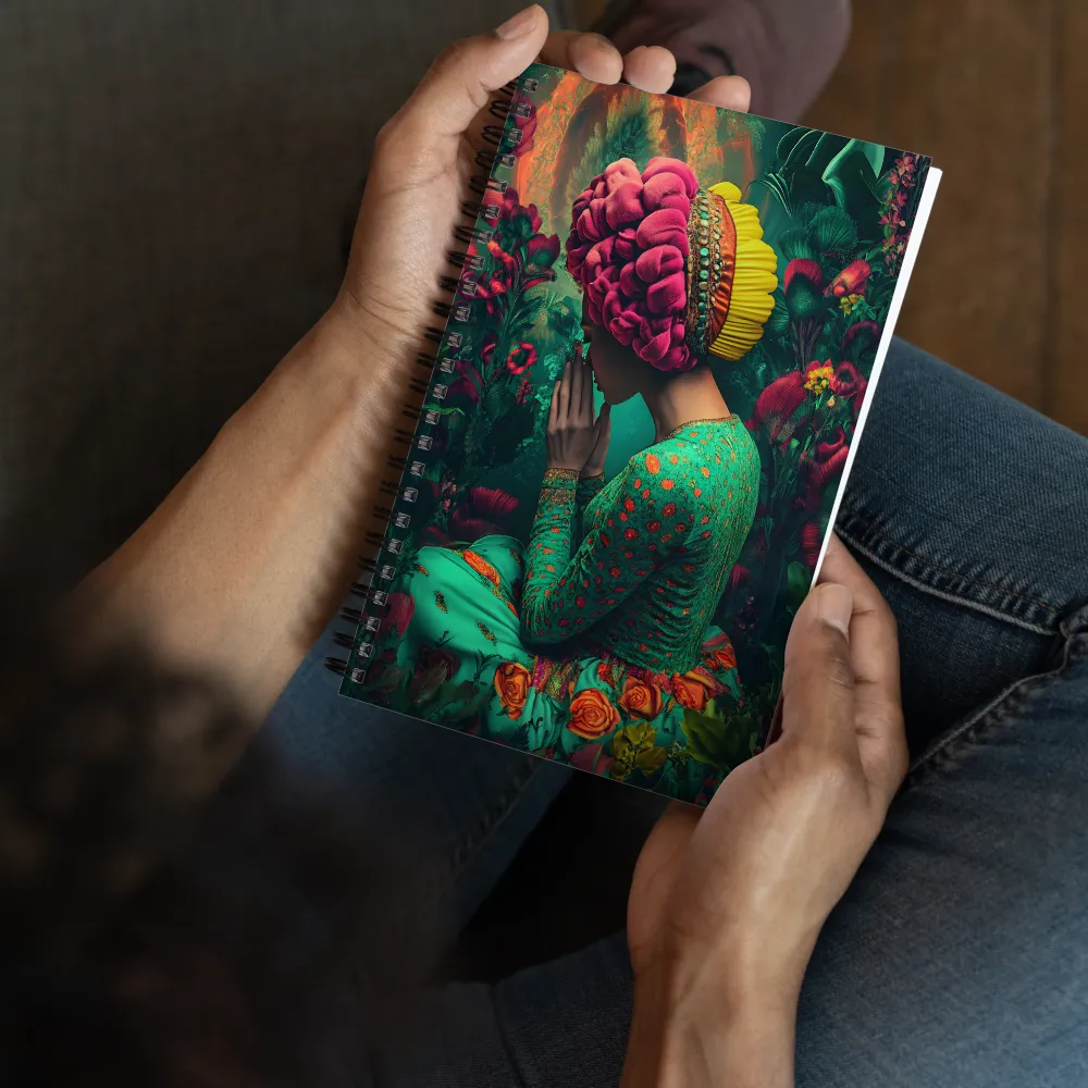 Floral Serenity 
 Spiral Notebook | 140 pages