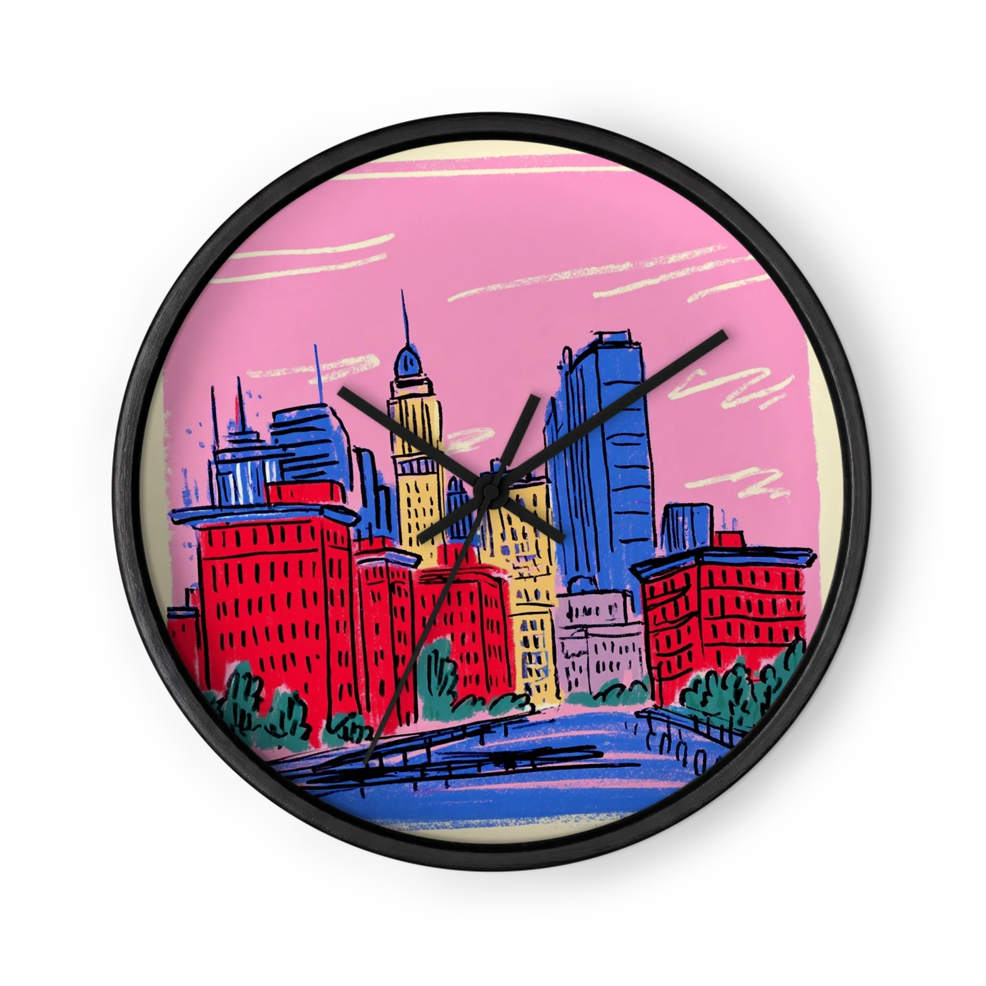 Pink Skyline Metropolis