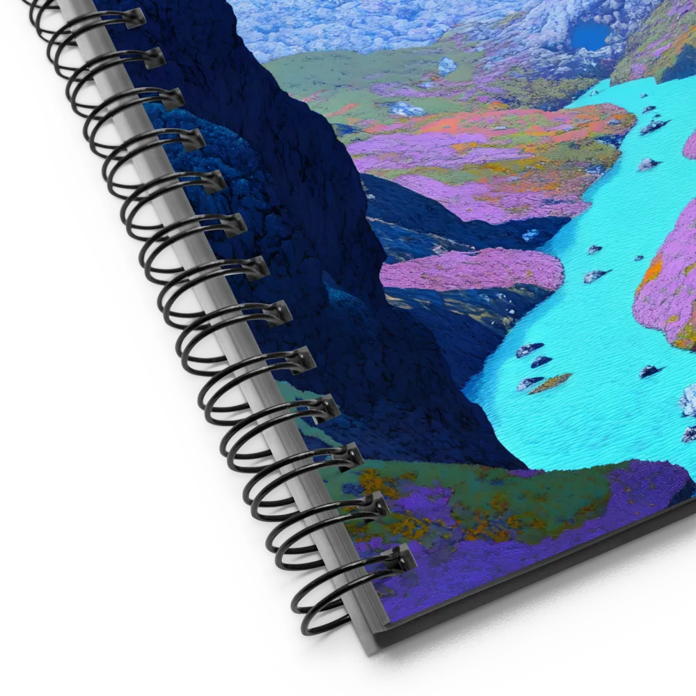 Vibrant Fantasy Canyon 
 Spiral Notebook | 140 pages