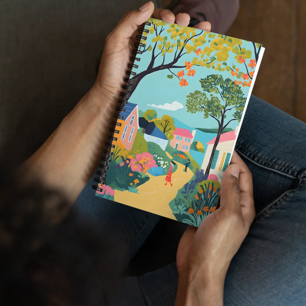 Lakeside Village Stroll 
 Spiral Notebook | 140 pages