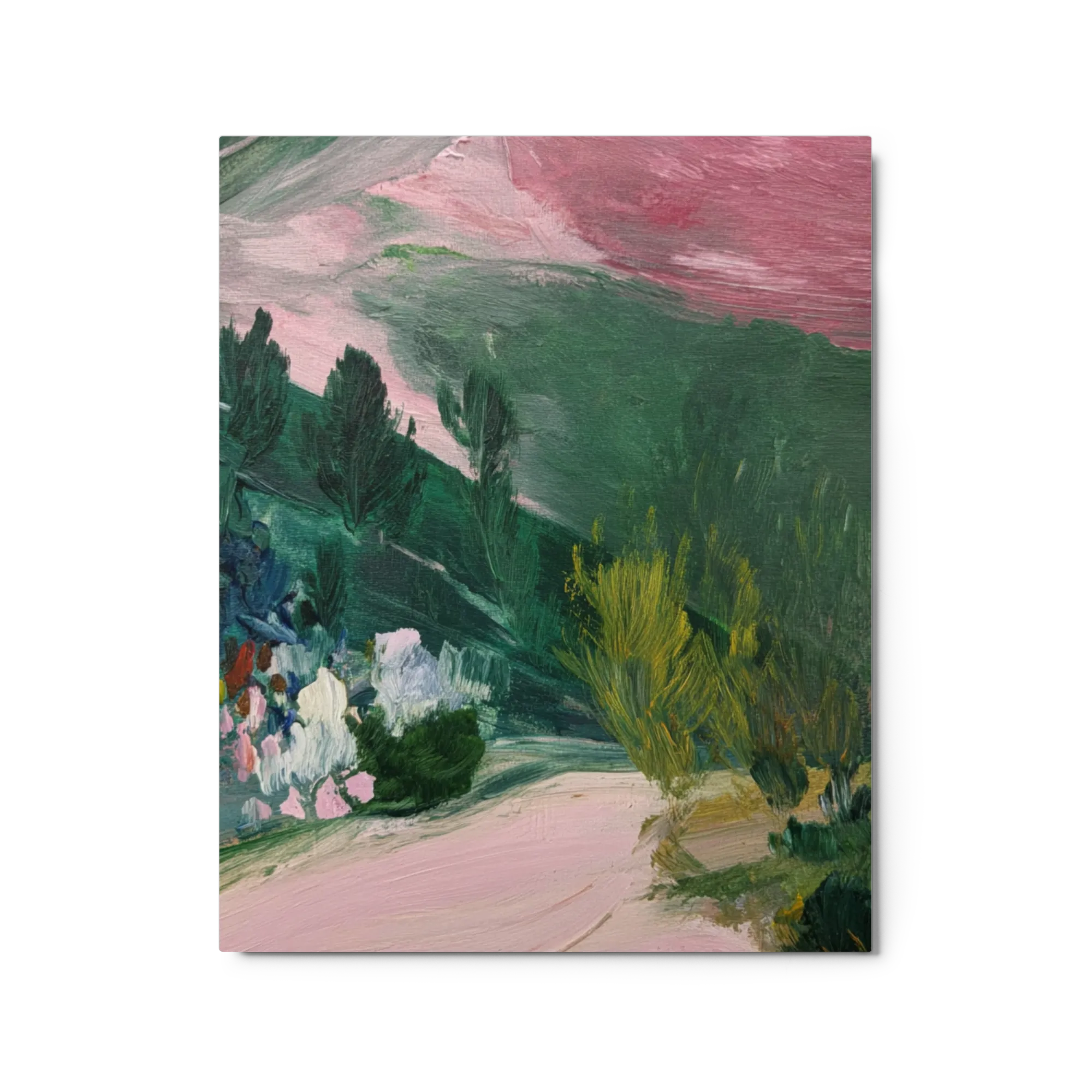 Rose Path Through the Hills