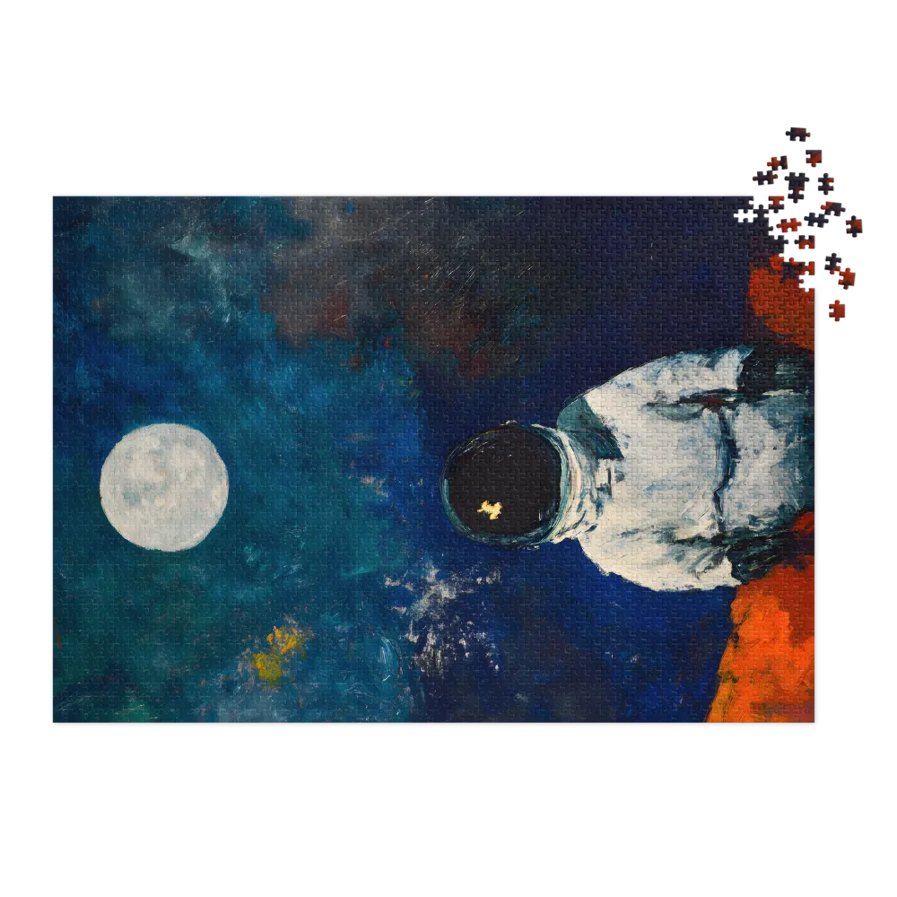 Astronaut Watching Moon