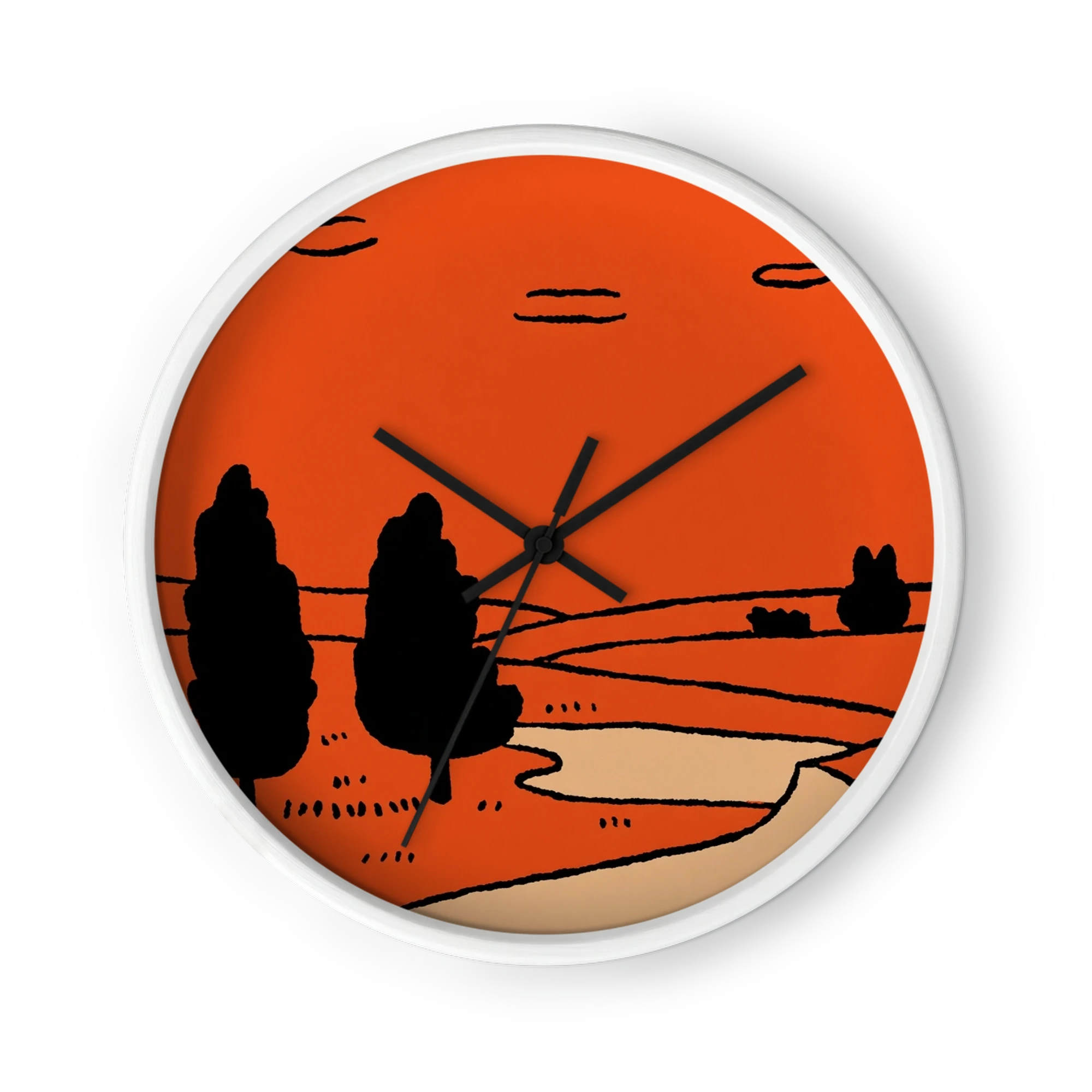 Orange Sunset Hills