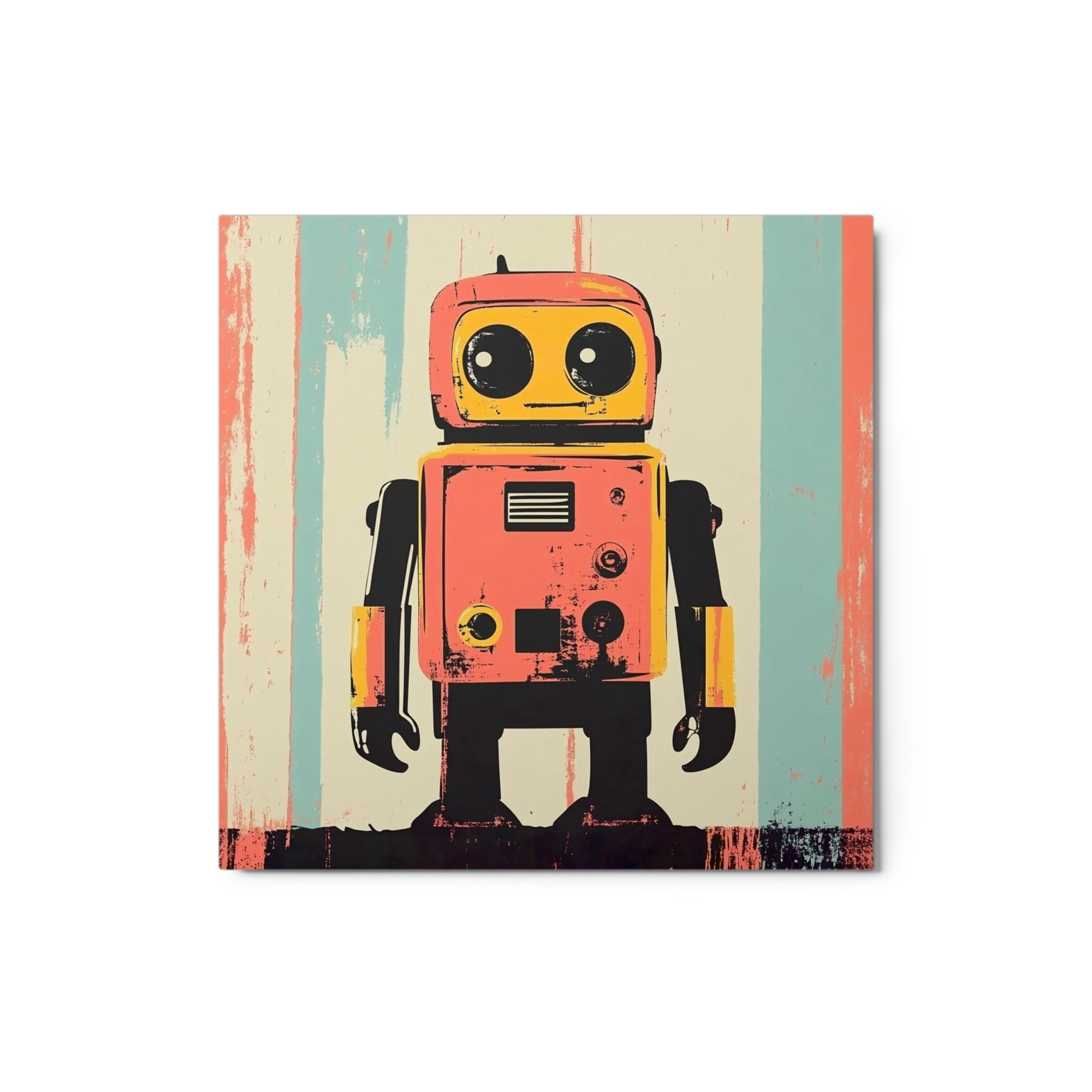 Retro Robot Illustration