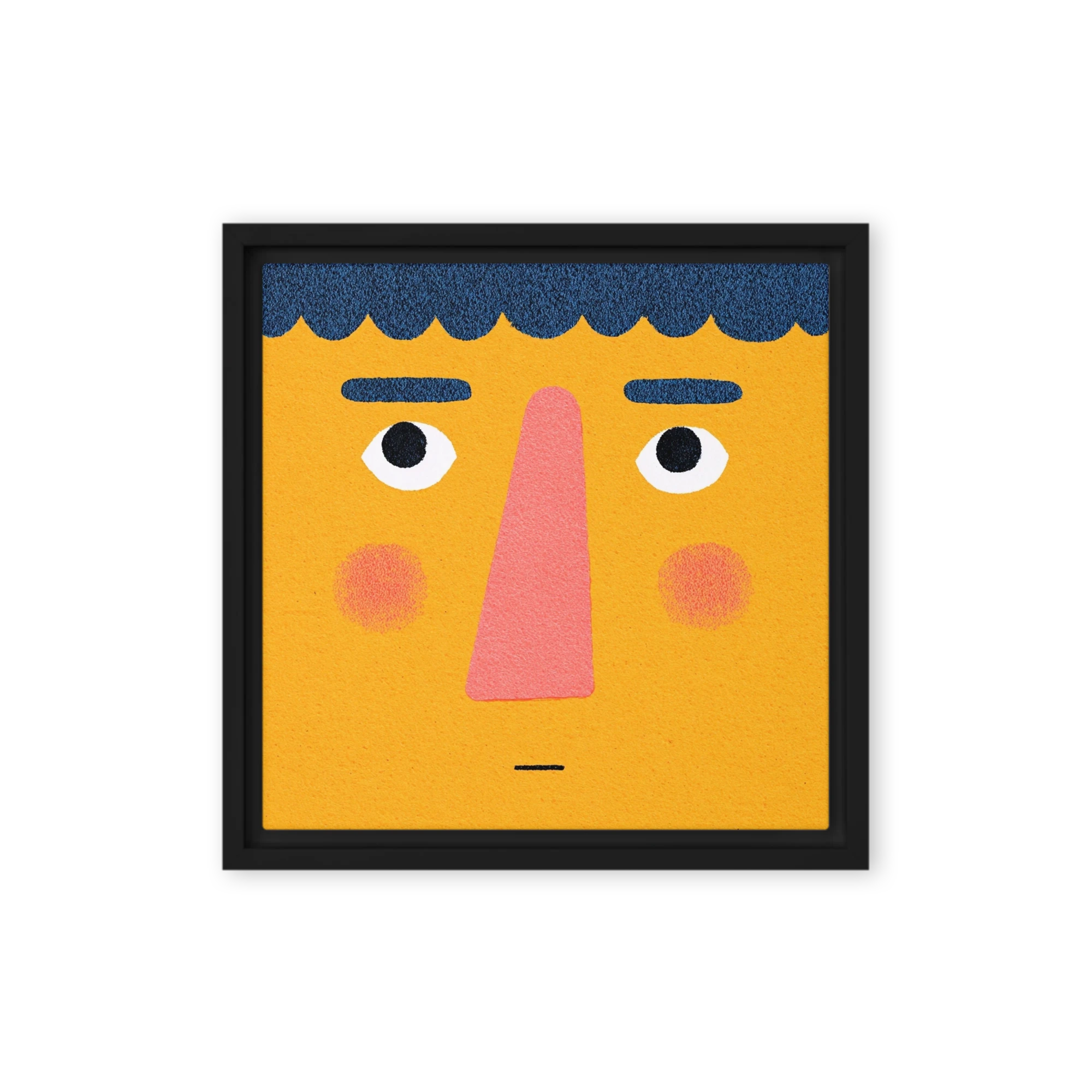 Stylized Yellow Portrait