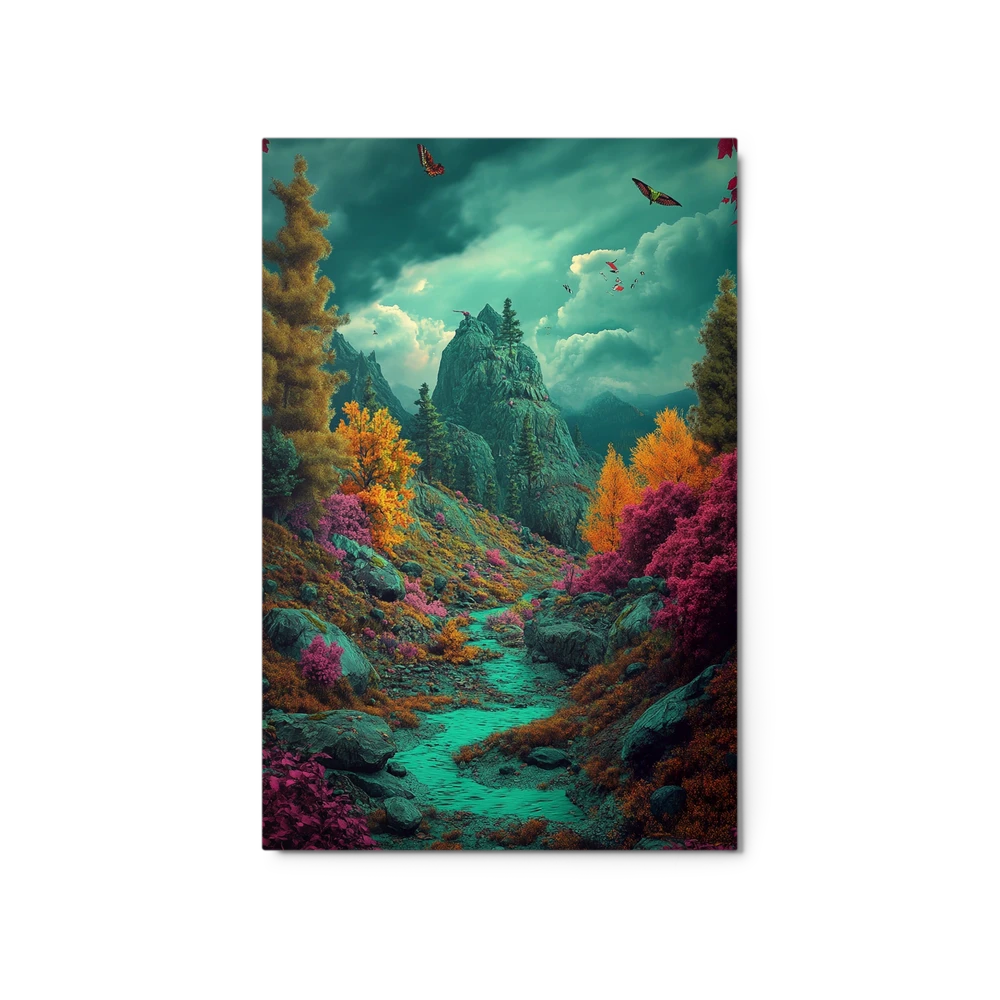 Emerald Stream Valley | Art Print
