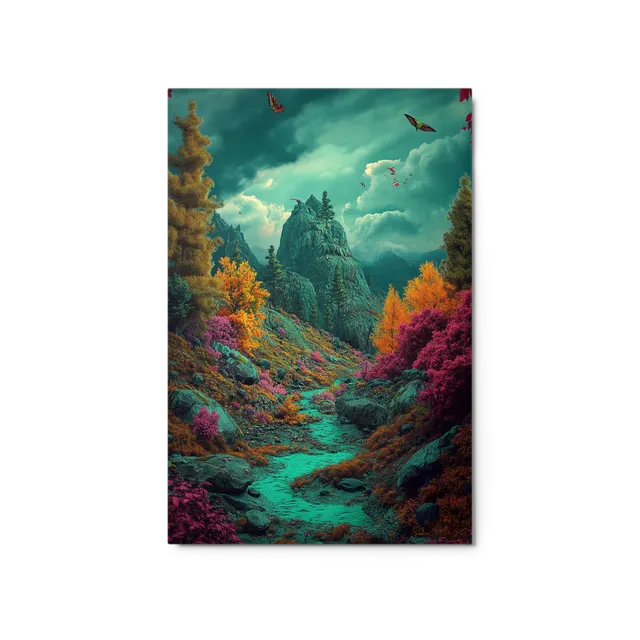 Emerald Stream Valley | Art Print