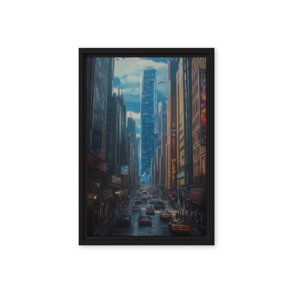 Urban Cityscape with Skyscrapers