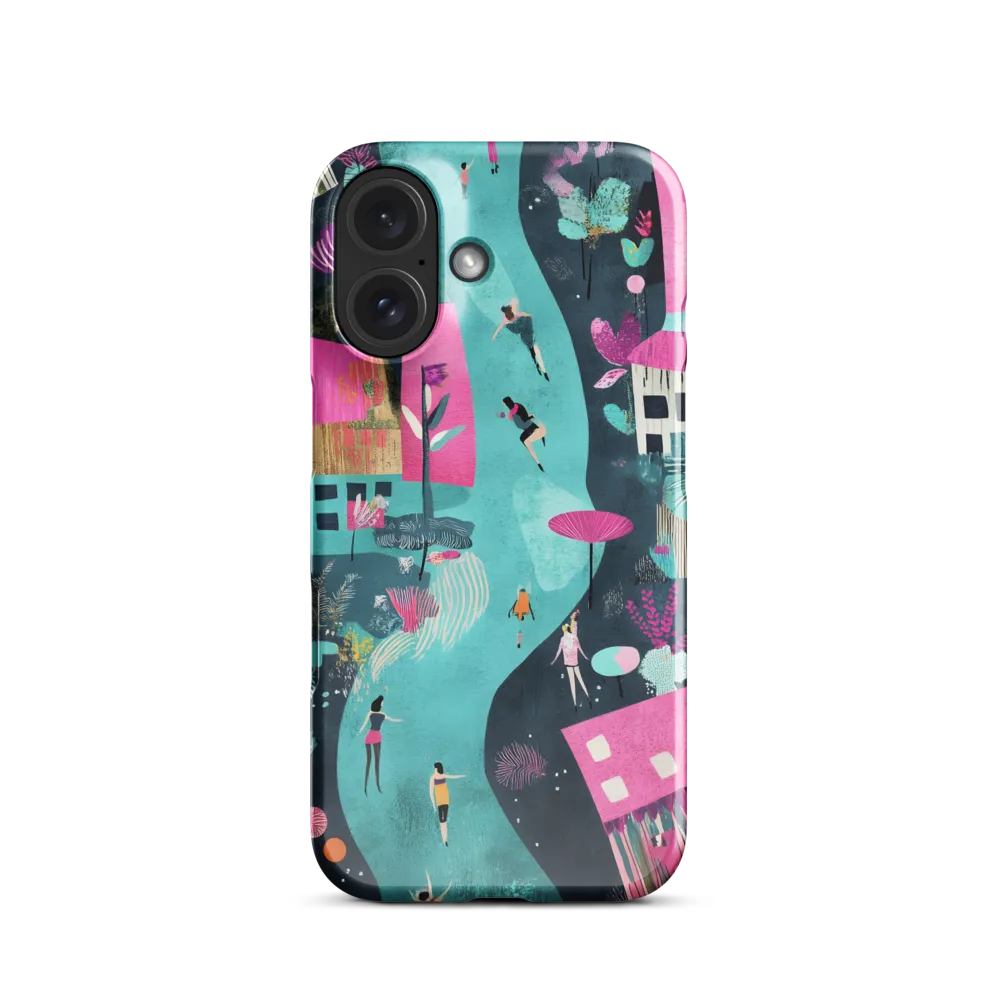 Whimsical Journey Through a Vibrant Landscape | Phone Case |  16 Pro Max | Tough Case | Matte