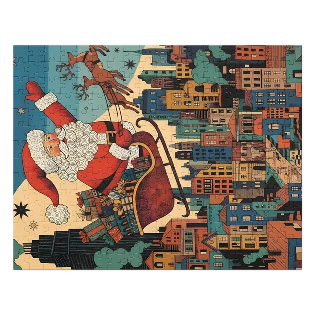 Santa's Night Flight | Jigsaw Puzzles