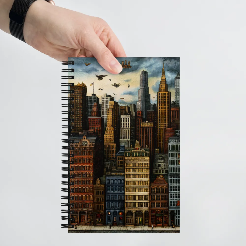 Skies of Industry and Imagination 
 Spiral Notebook | 140 pages