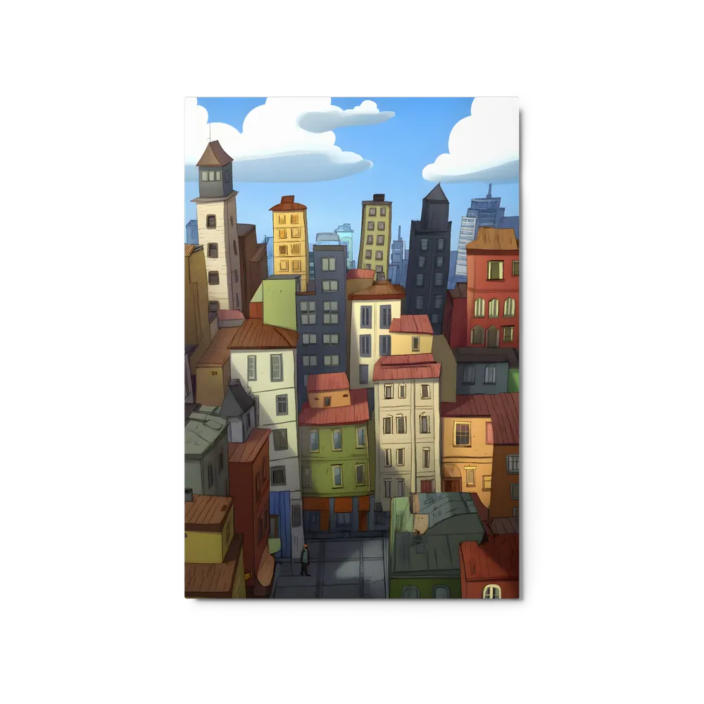 Colorful City Rooftops | Art Print