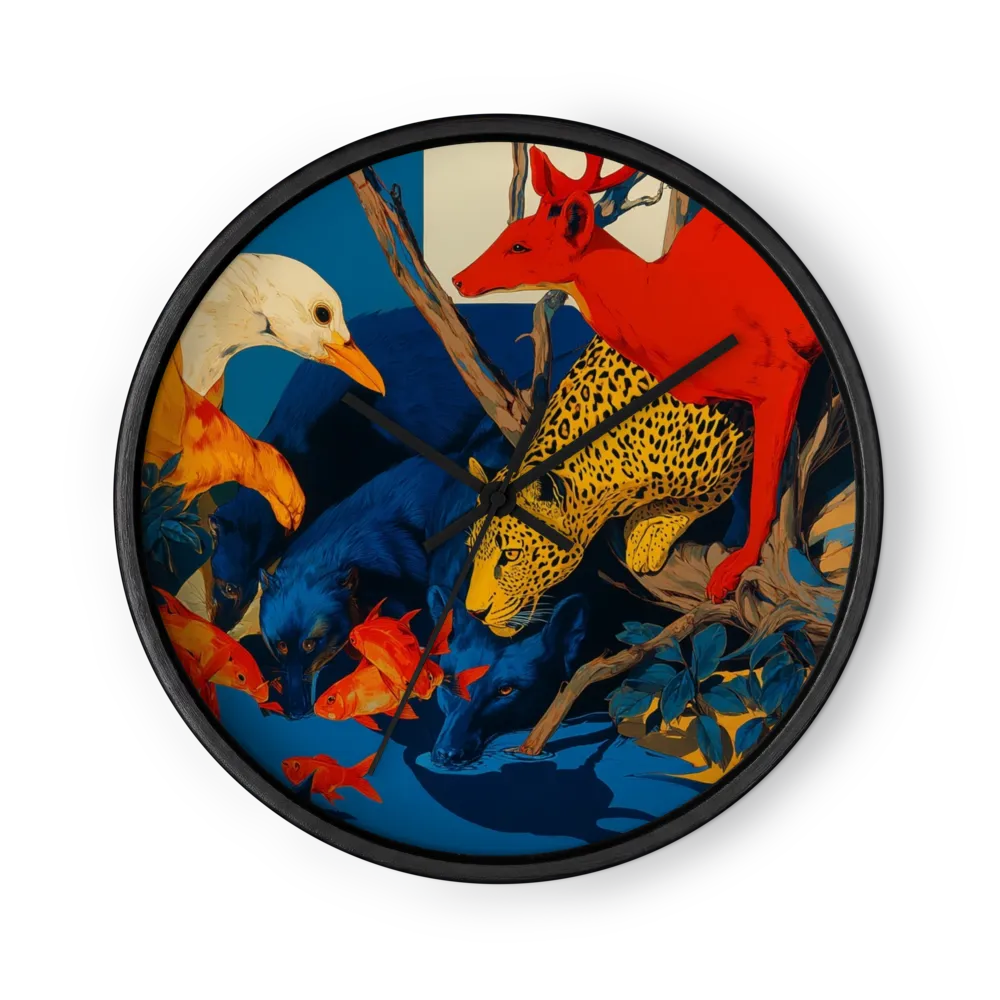 Wild Gathering | Wall Clock