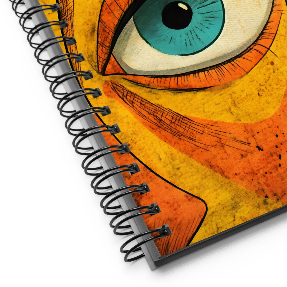 Vibrant Pop Art Eye 
 Spiral Notebook | 140 pages