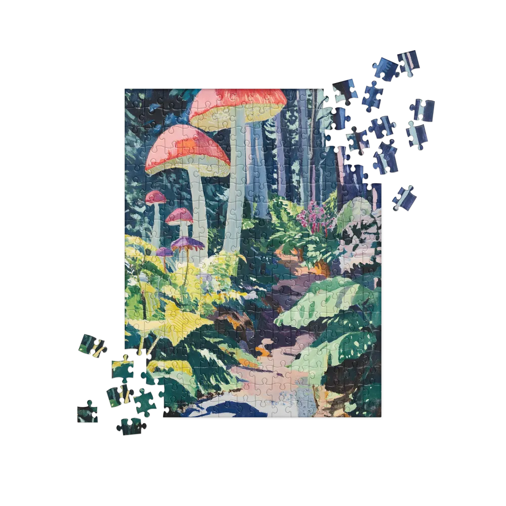 Enchanted Forest Path 
 Jigsaw Puzzle