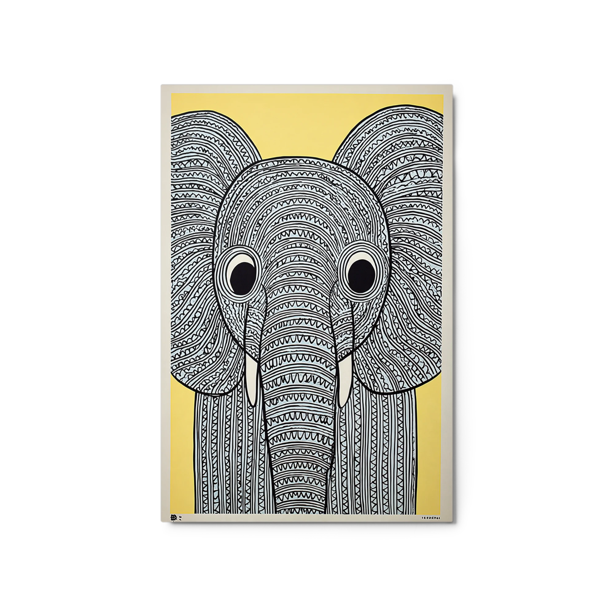 Line Art Elephant