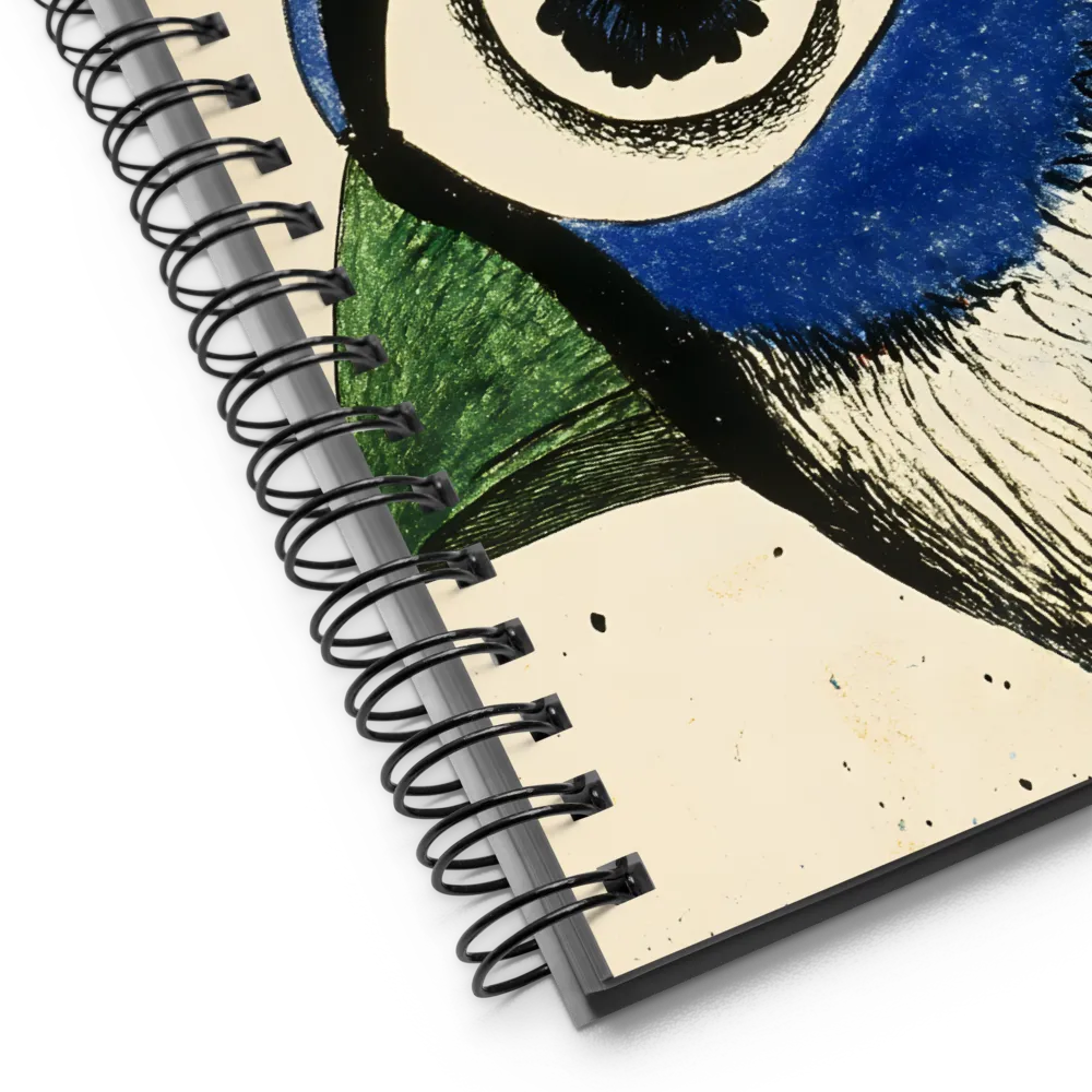 Staring Bird Eye 
 Spiral Notebook | 140 pages