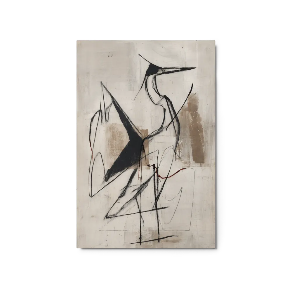 The Sentinel Heron | Art Print
