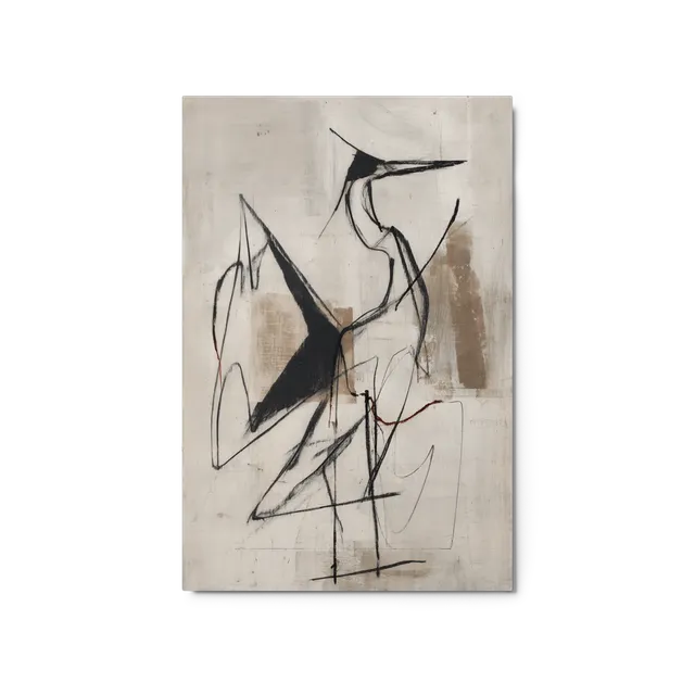 The Sentinel Heron | Art Print
