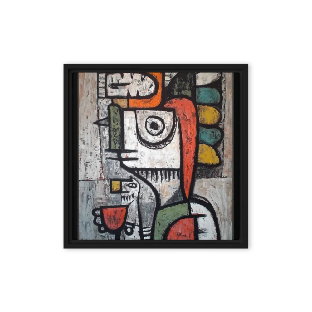 The Primal Mark of CoBrA — Sgraffito textured impasto
