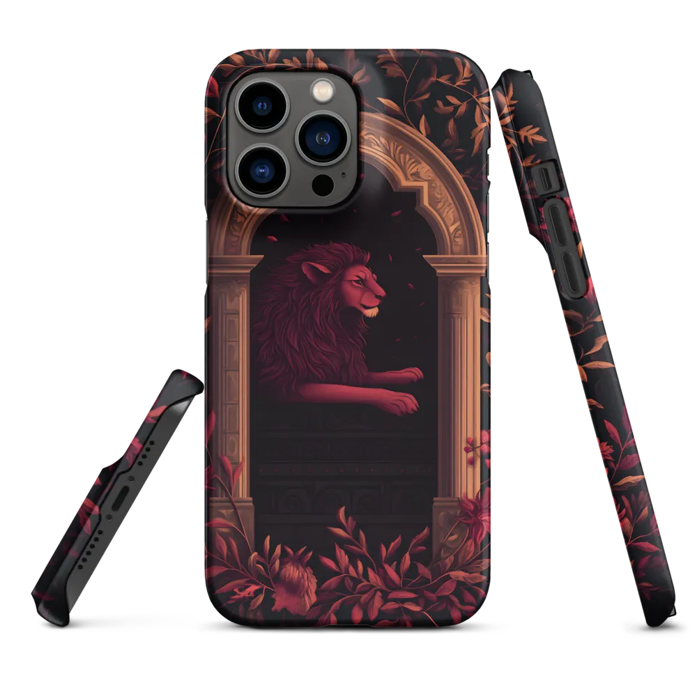Lion in Ornate Frame | Phone Case