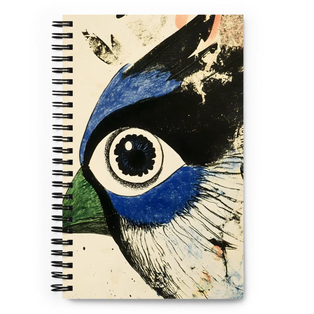 Staring Bird Eye 
 Spiral Notebook | 140 pages
