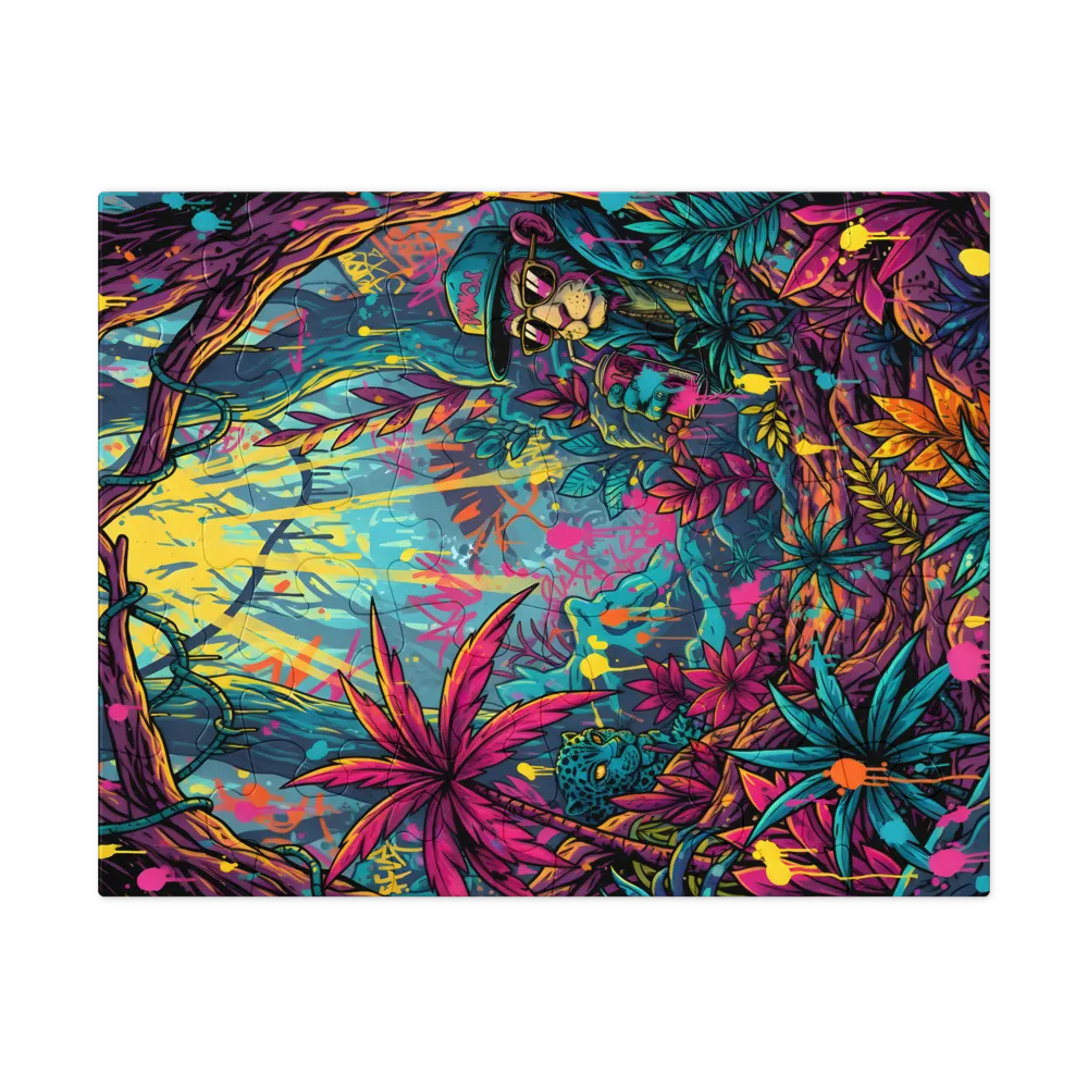Ritmo Graffiti da Selva 
 Puzzle em caixa de metal