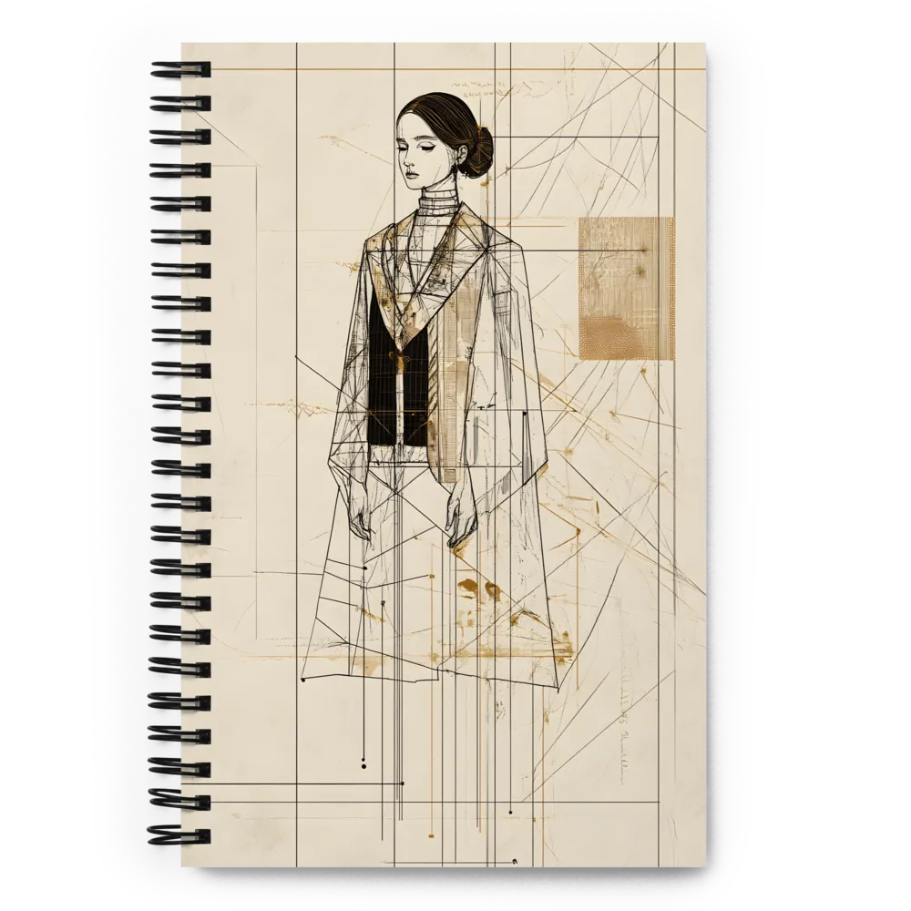 Architectural Fashion Study 
 Spiral Notebook | 140 pages
