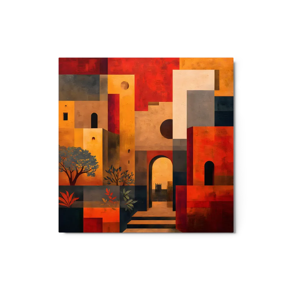 Geometric Desert City | Art Print