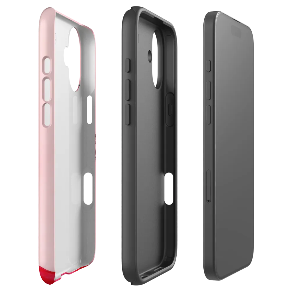 Fashion Portrait with Red Sunglasses | Phone Case