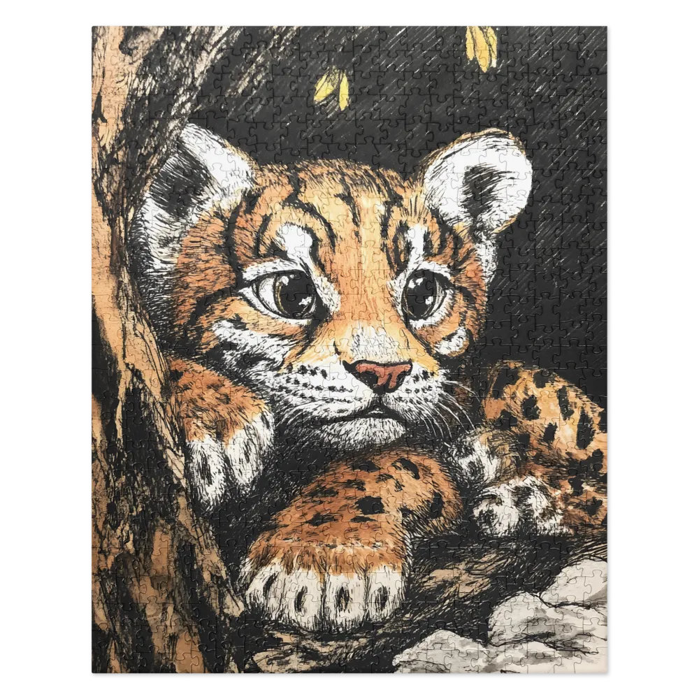 Curious Cub 
 Jigsaw Puzzle