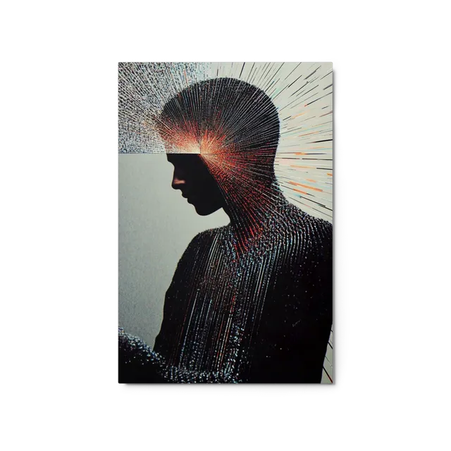 Fragmented Human Energy | Art Print