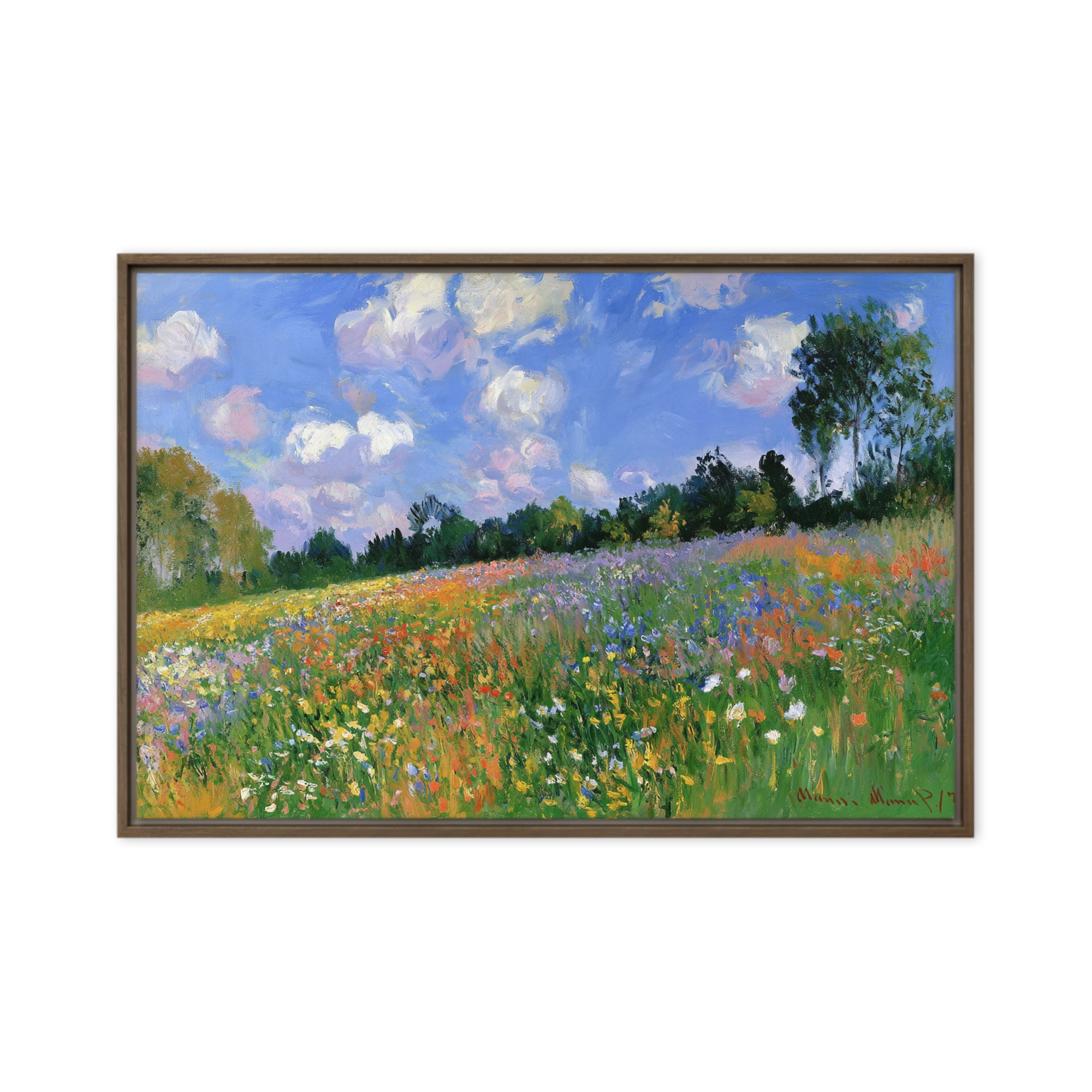 Sunlit Wildflower Meadow | Art Print